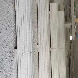 肇庆 花岗岩厂家带你看白麻花岗岩门楼大柱柱皮