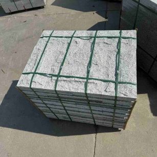 肇庆 白麻花岗岩石材自然面蘑菇石成品