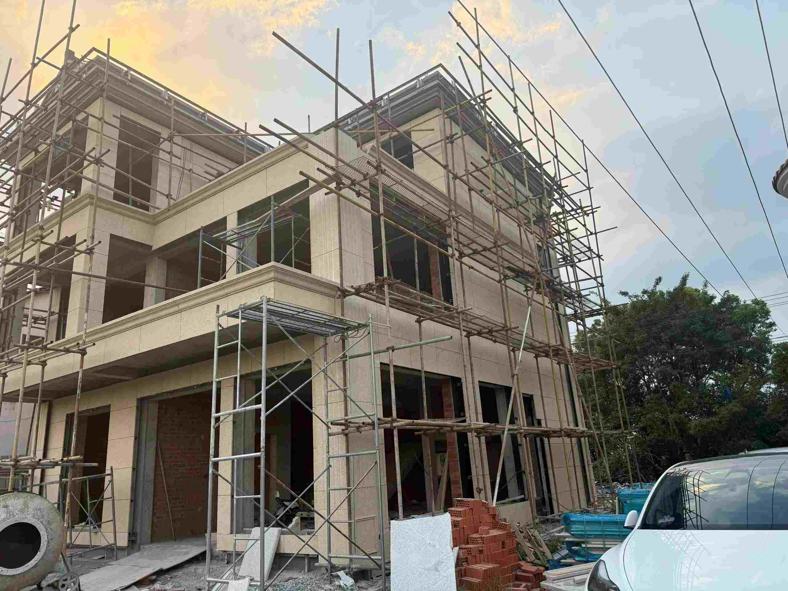 肇庆 黄金麻荔枝面花岗岩外墙干挂