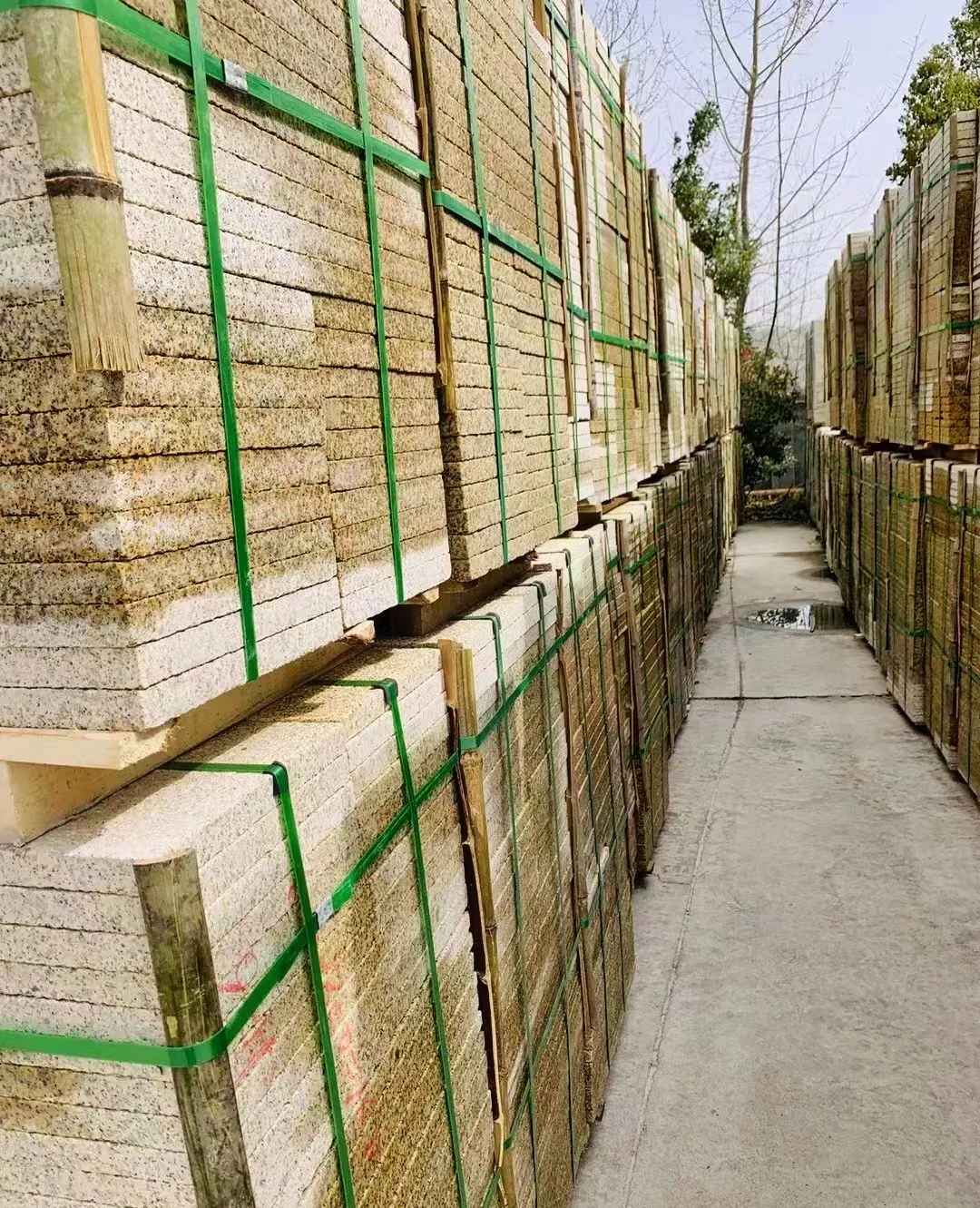 肇庆 黄金麻花岗岩荔枝面地铺石