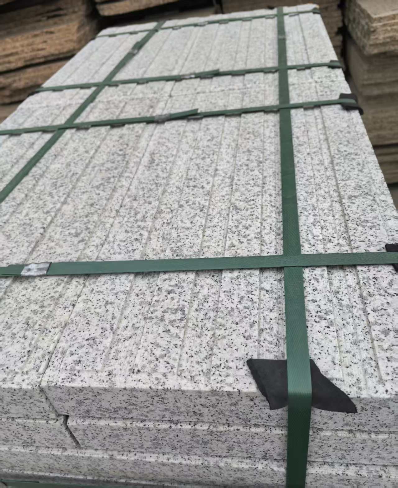 肇庆 白麻花岗岩直行盲道石，盲条，地铺石