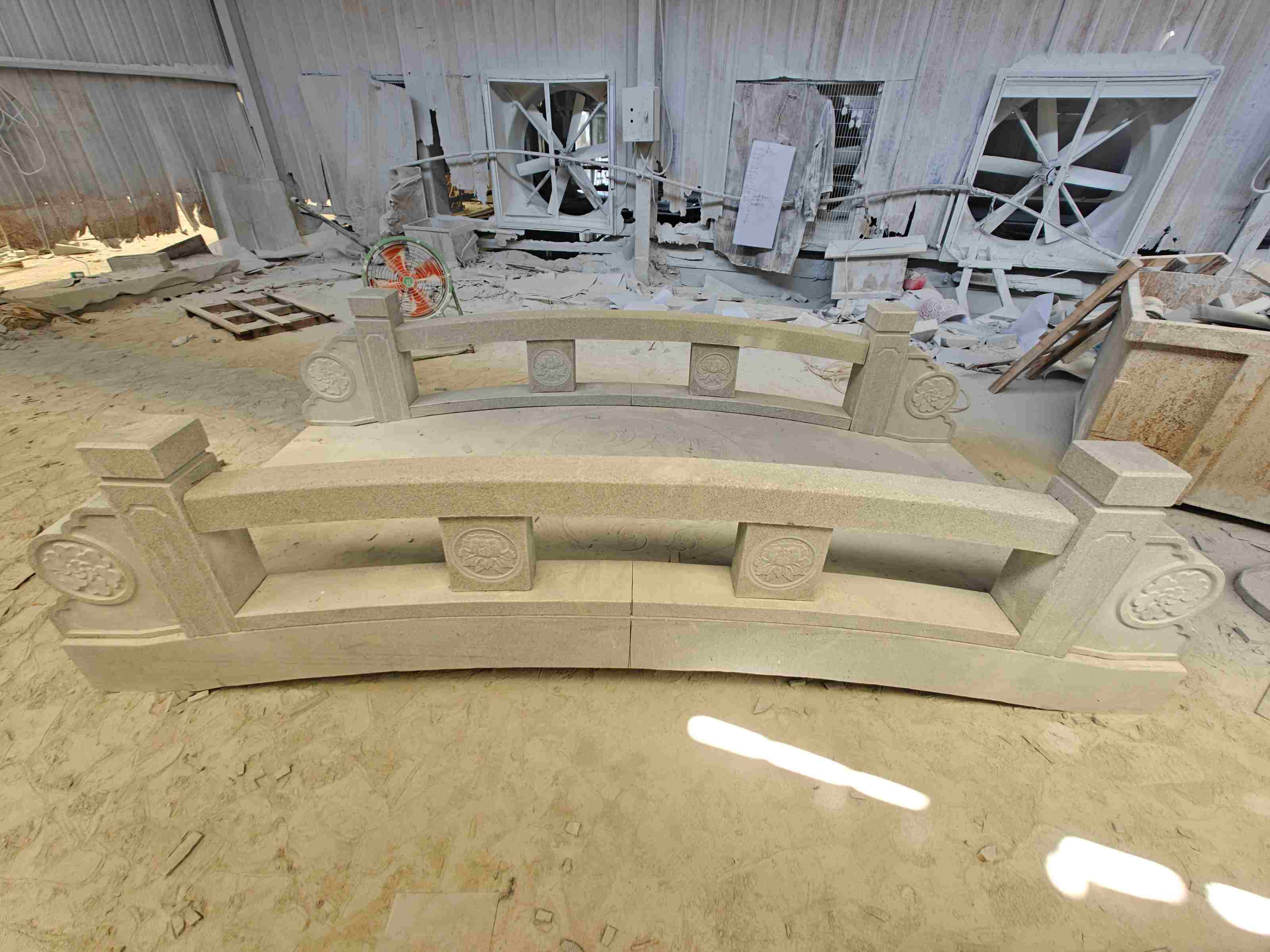 肇庆 芝麻灰花岗岩异形加工-拱桥，石桥