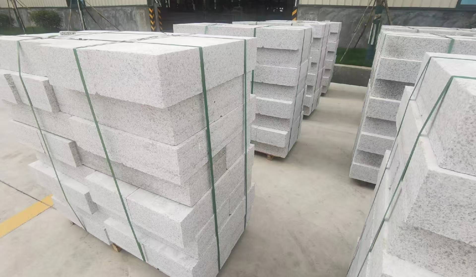 肇庆 白麻花岗岩路沿石，立缘石，平缘石，路牙石，道牙石，马路牙子等