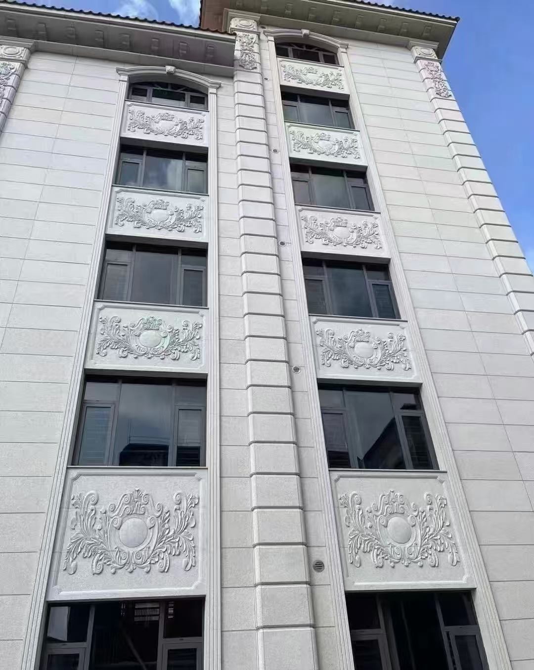 肇庆 白麻荔枝面花岗岩别墅外墙干挂