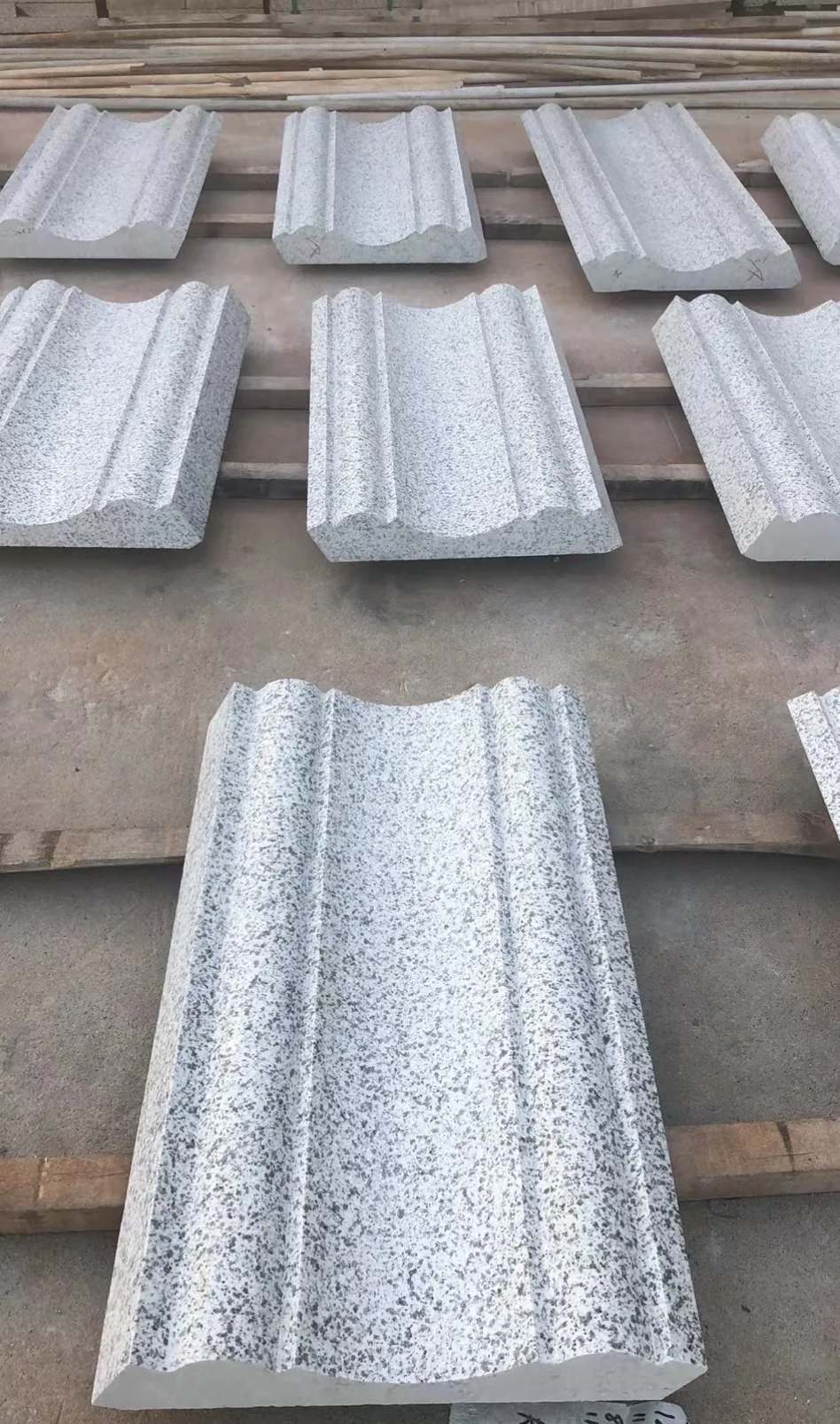 肇庆 白麻花岗岩光面别墅线条